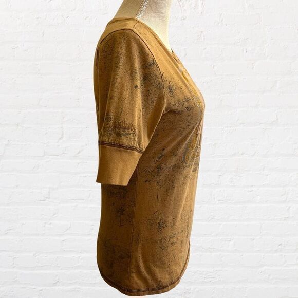 Harley Davidson Made in the USA 100% Cotton Elbow Sleeve T, Size Small - Picture 4 of 8